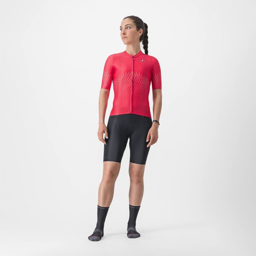 Maglia Castelli AERO PRO W Donna Rosse | 42786DQZT