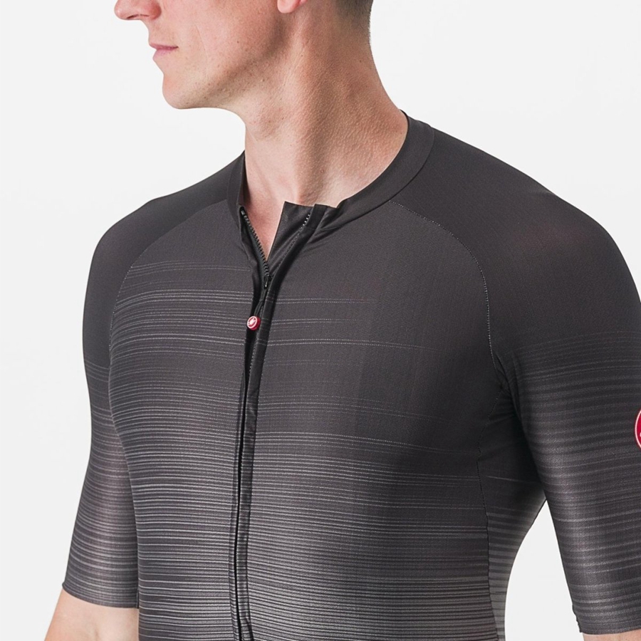 Maglia Castelli AERO RACE 6.0 Uomo Nere | 56298QUKA