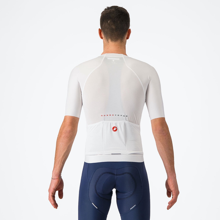 Maglia Castelli AERO RACE 7.0 Uomo Bianche | 81394UKXS