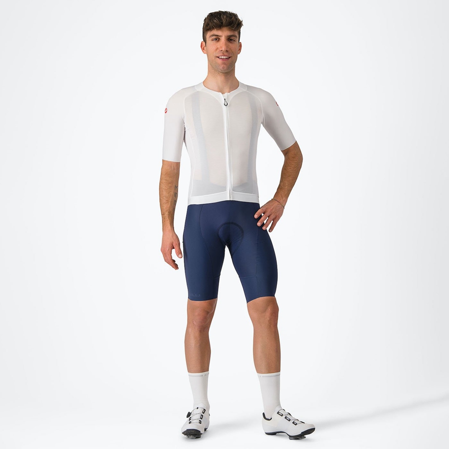 Maglia Castelli AERO RACE 7.0 Uomo Bianche | 81394UKXS