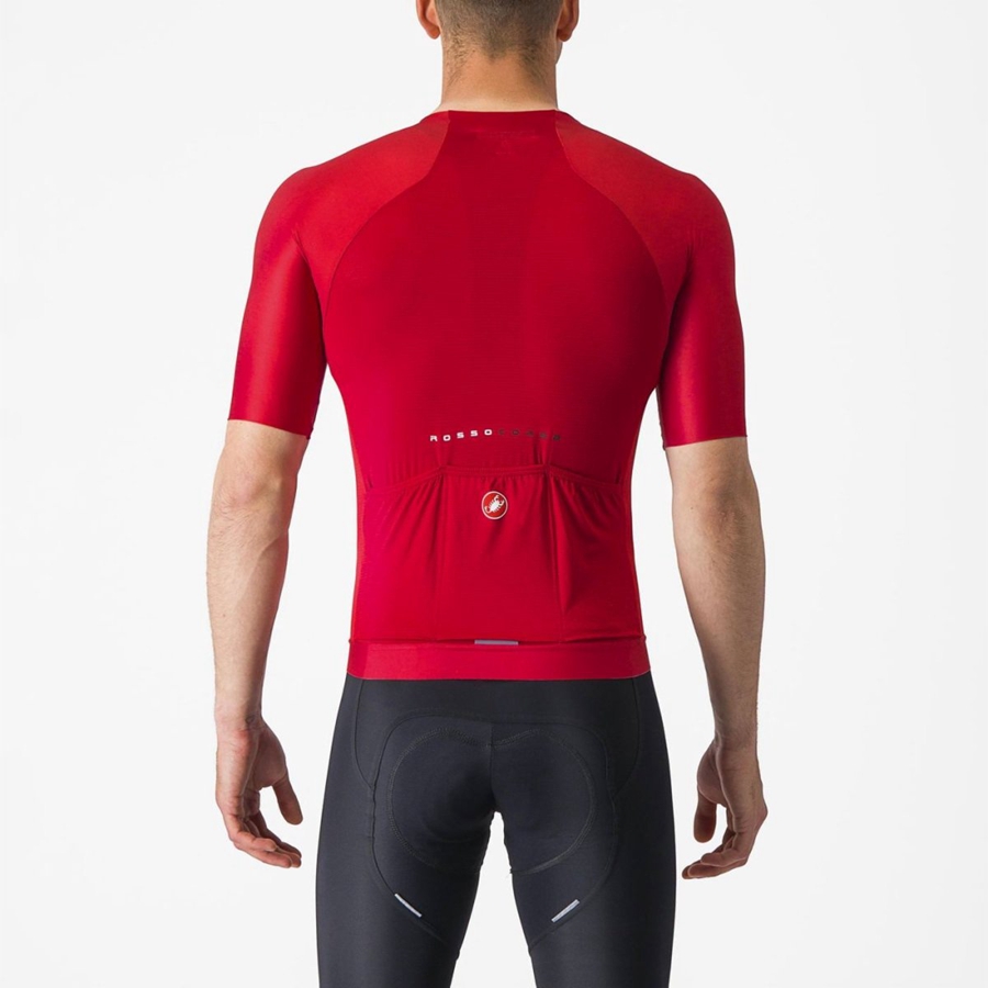 Maglia Castelli AERO RACE 7.0 Uomo Rosse | 05362AYWI