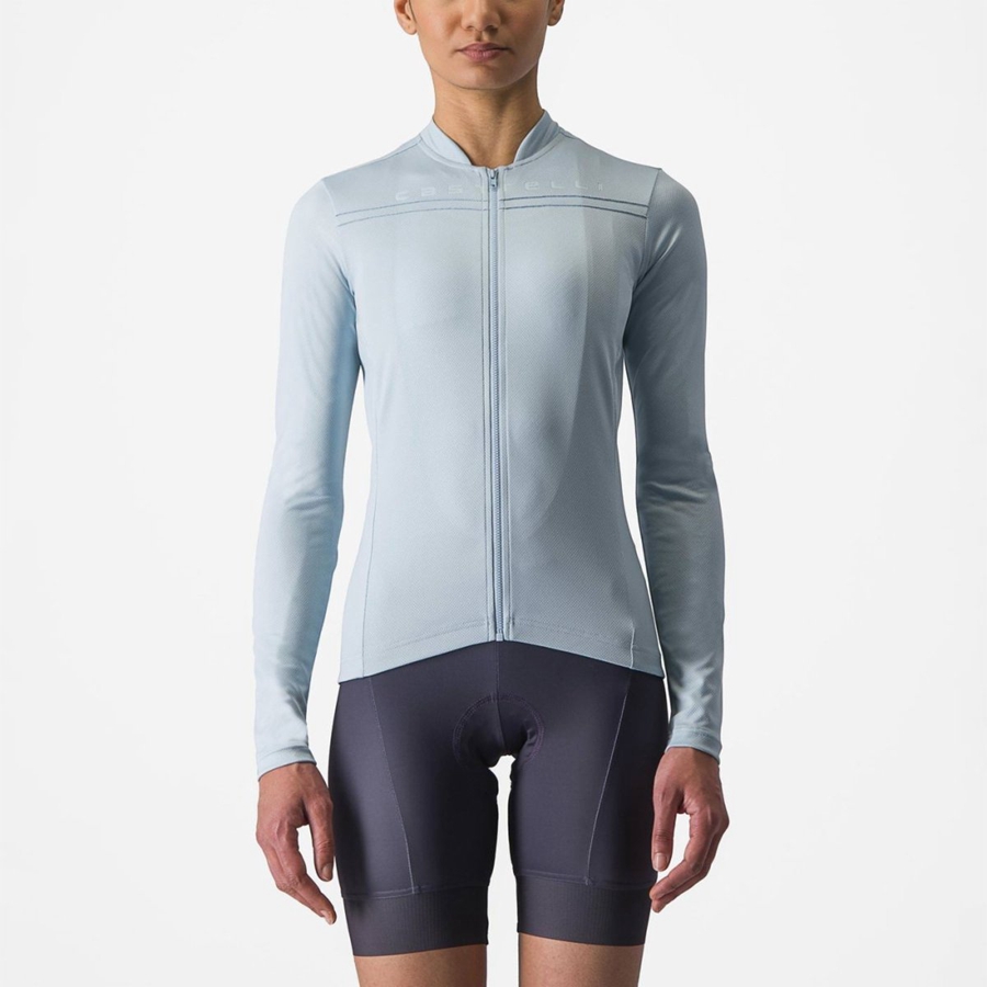 Maglia Castelli ANIMA 4 LONG SLEEVE Donna Blu | 07628NYVS