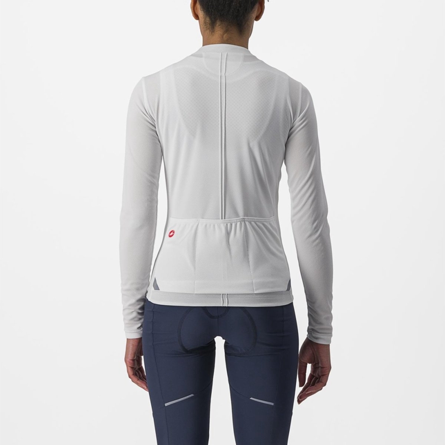 Maglia Castelli ANIMA 4 LONG SLEEVE Donna Bianche | 47861ZXJM