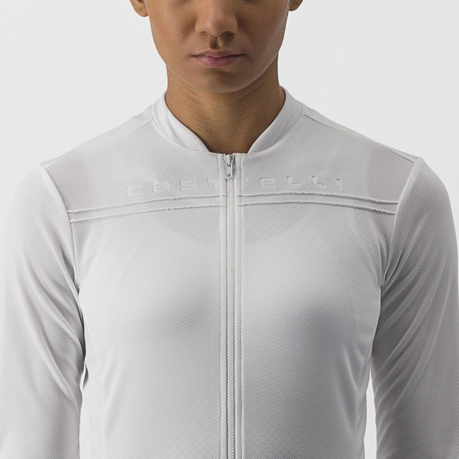 Maglia Castelli ANIMA 4 LONG SLEEVE Donna Bianche | 47861ZXJM