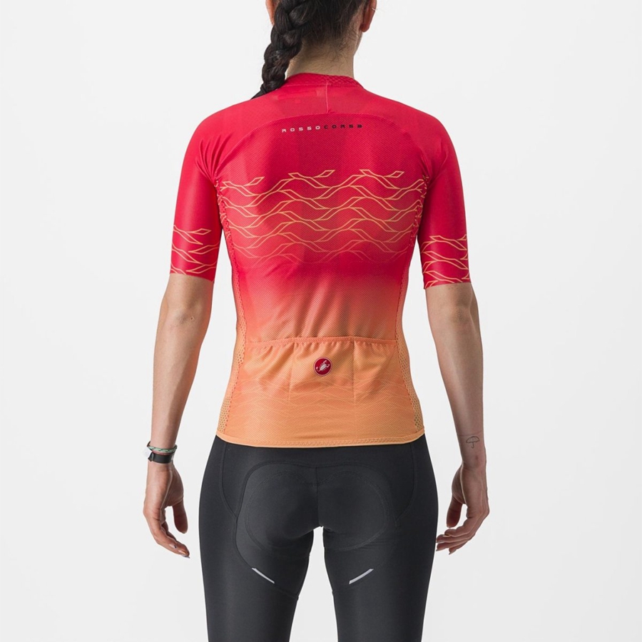 Maglia Castelli CLIMBER'S 2.0 W Donna Arancioni | 86193XABQ