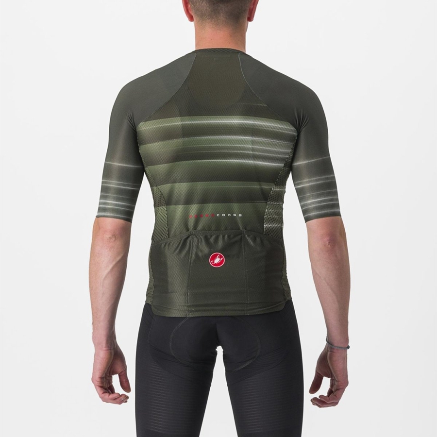 Maglia Castelli CLIMBER'S 3.0 SL2 Uomo Verdi Profondo | 36754NRYL