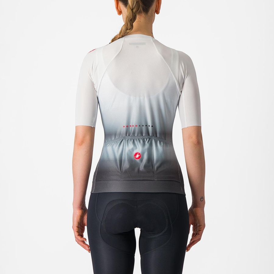 Maglia Castelli CLIMBER'S 4.0 W Donna Bianche Grigie Scuro | 03958DWFT