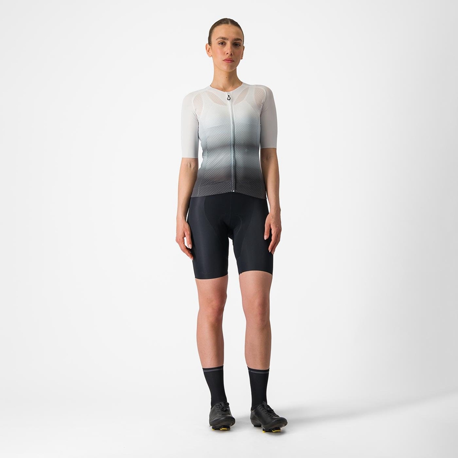 Maglia Castelli CLIMBER'S 4.0 W Donna Bianche Grigie Scuro | 03958DWFT