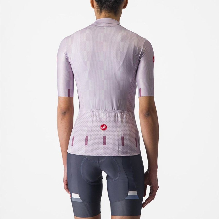 Maglia Castelli DIMENSIONE Donna Viola Bianche Viola Profondo | 23968PIMF