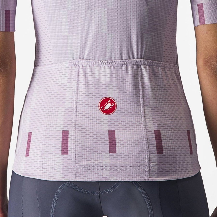 Maglia Castelli DIMENSIONE Donna Viola Bianche Viola Profondo | 23968PIMF