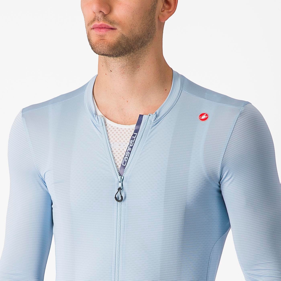 Maglia Castelli ESPRESSO LS Uomo Blu Blu | 68951CBAE