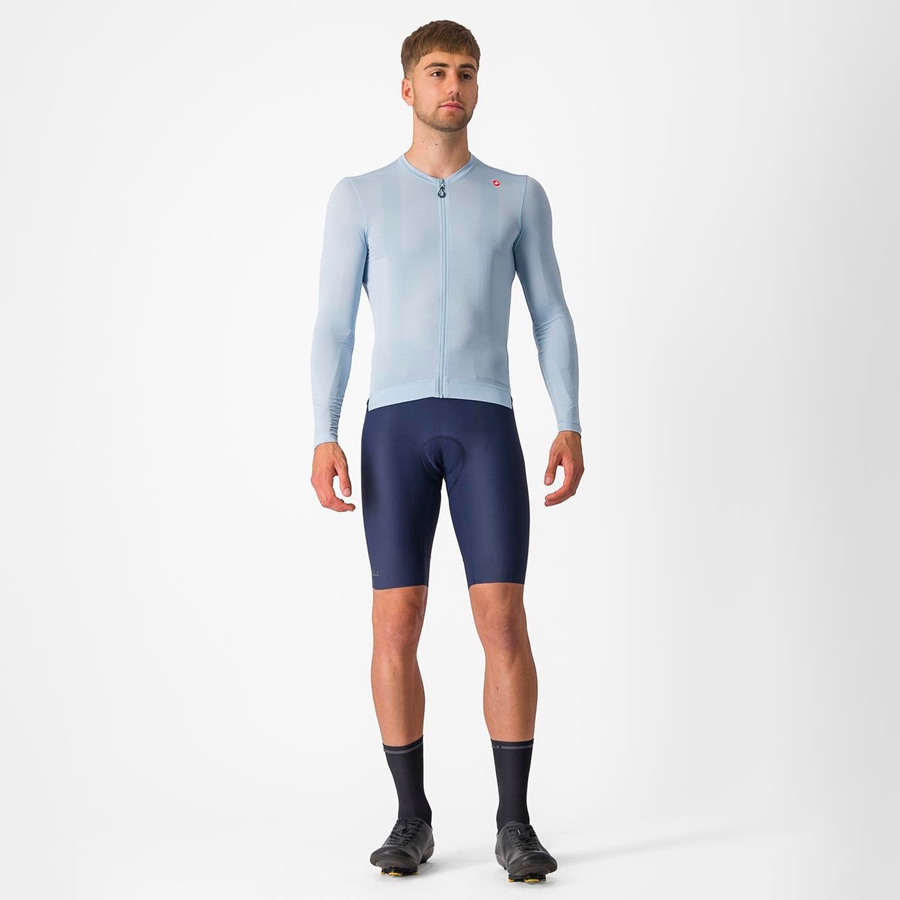 Maglia Castelli ESPRESSO LS Uomo Blu Blu | 68951CBAE