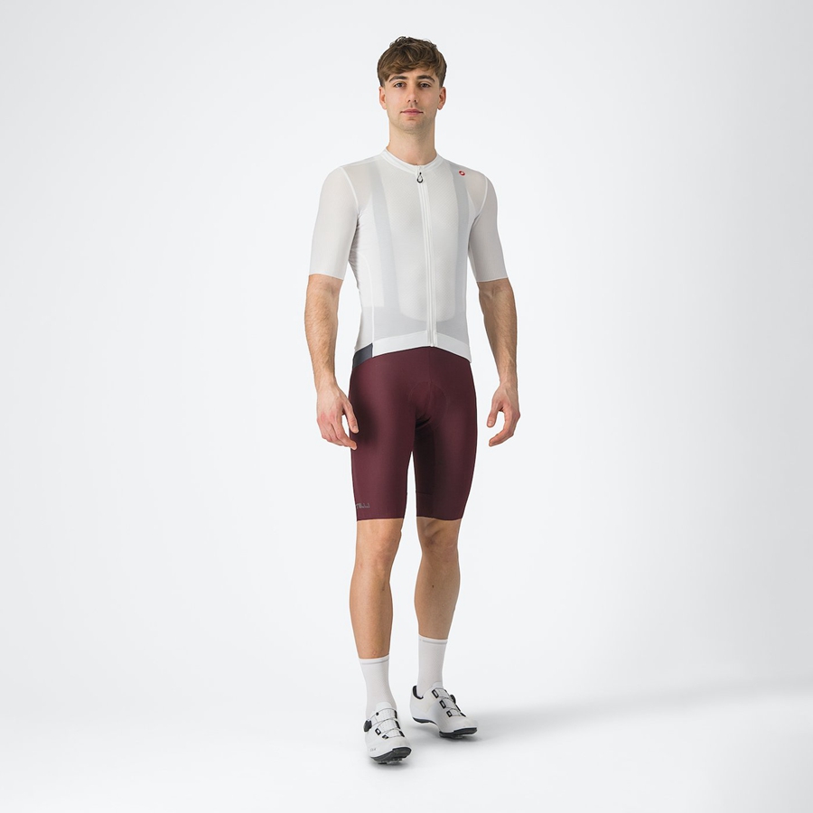 Maglia Castelli ESPRESSO Uomo Bianche Grigie Scuro | 25490AIXY