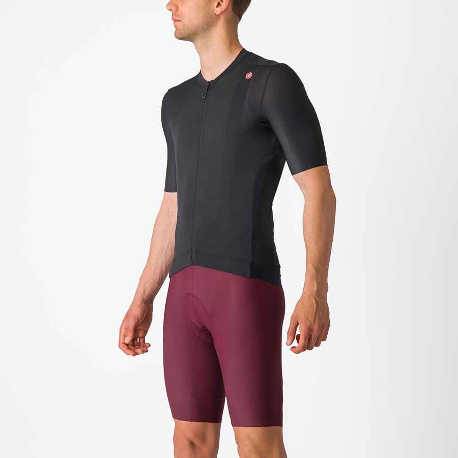 Maglia Castelli ESPRESSO Uomo Nere Grigie Scuro | 79432GRIJ