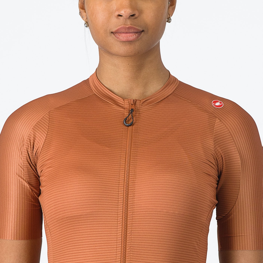 Maglia Castelli ESPRESSO W Donna Beige Grigie Scuro | 07815QYBF