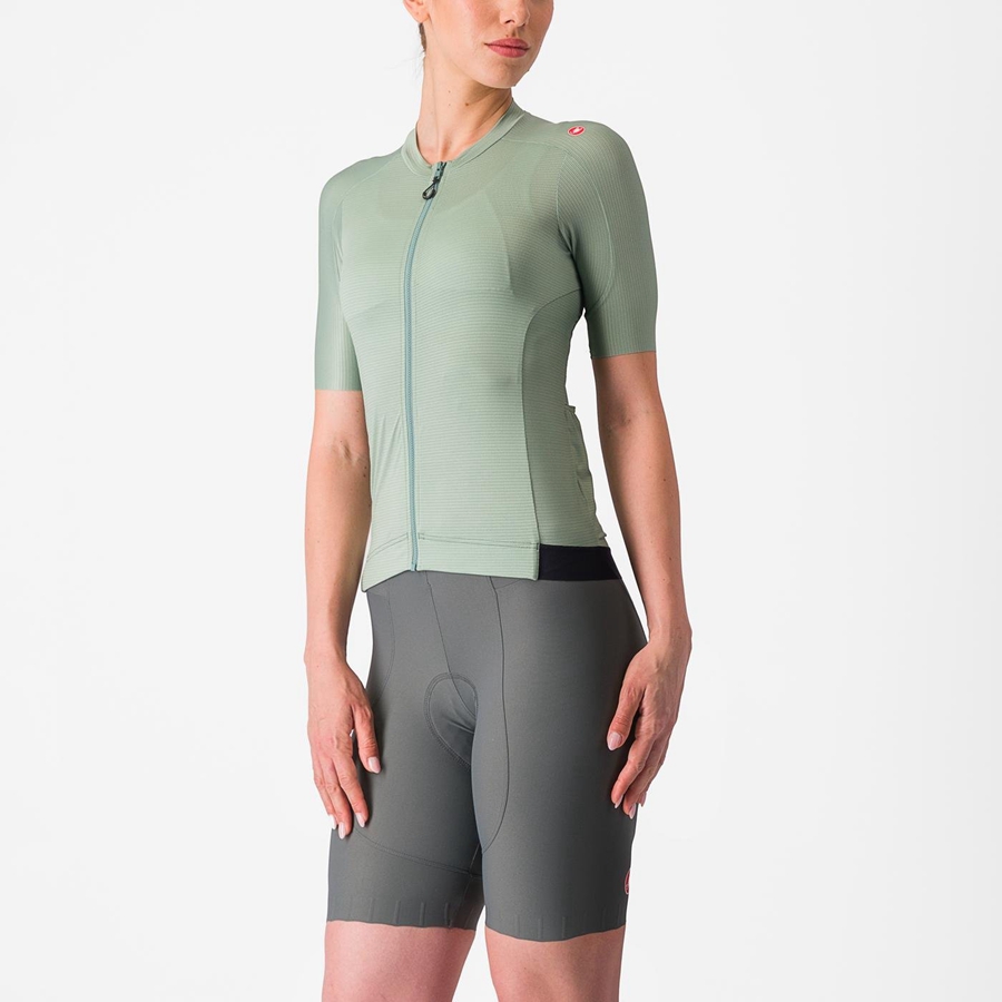 Maglia Castelli ESPRESSO W Donna Verdi Verdi Profondo | 98370SNLX