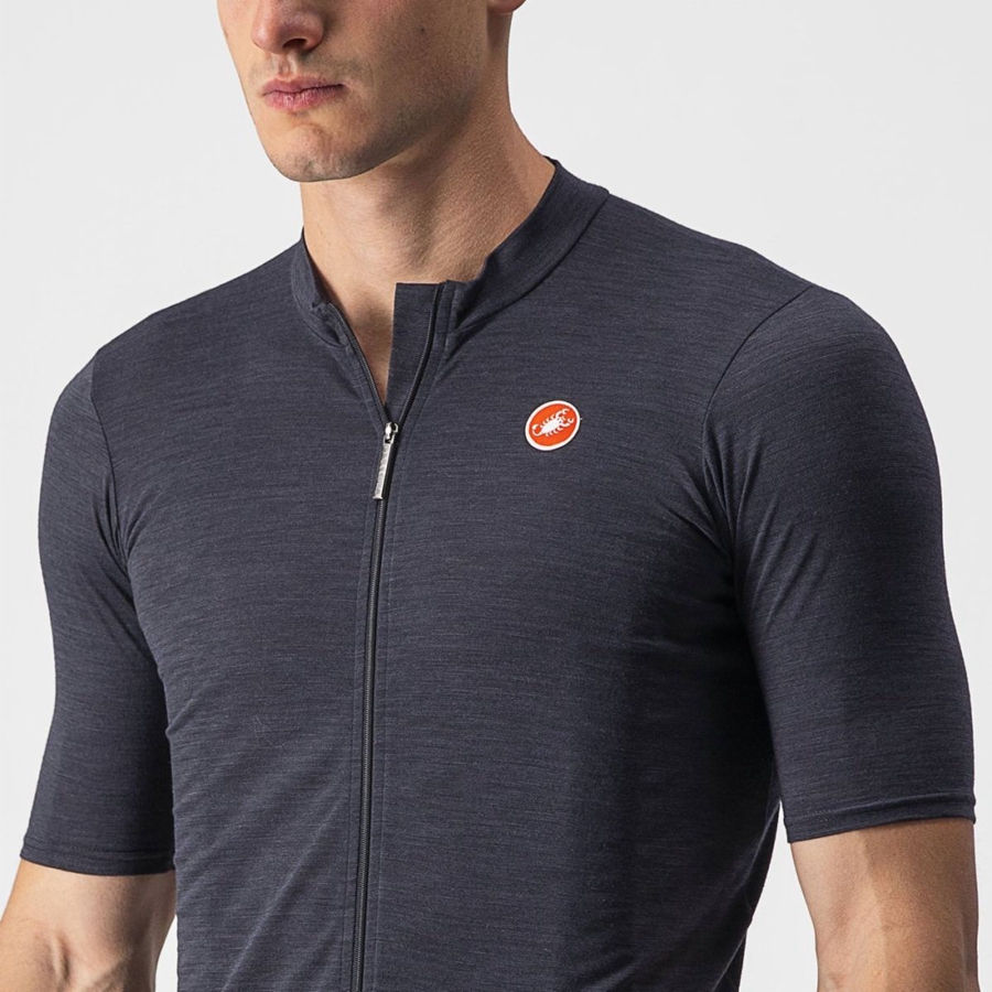 Maglia Castelli ESSENZA Uomo Nere | 59328FGZT