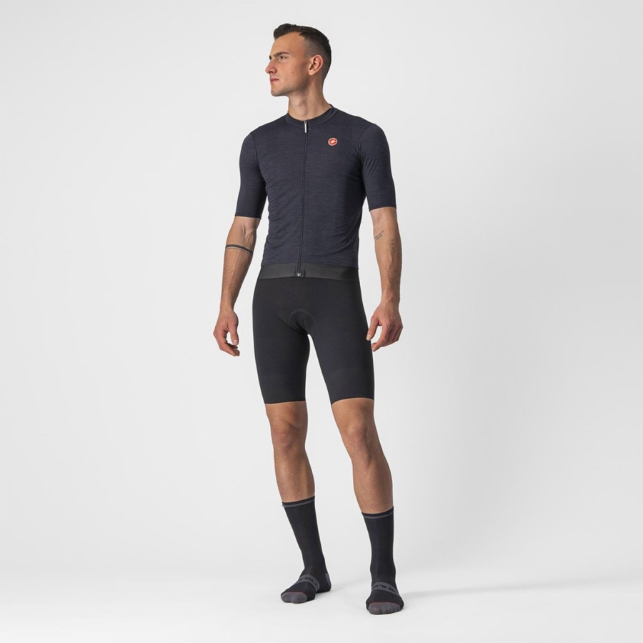 Maglia Castelli ESSENZA Uomo Nere | 59328FGZT