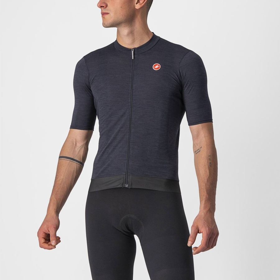 Maglia Castelli ESSENZA Uomo Nere | 59328FGZT