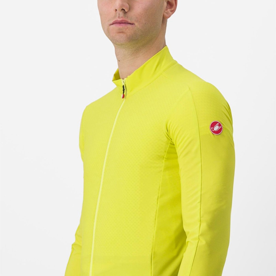 Maglia Castelli FLIGHT AIR Uomo Gialle | 51608GMPK