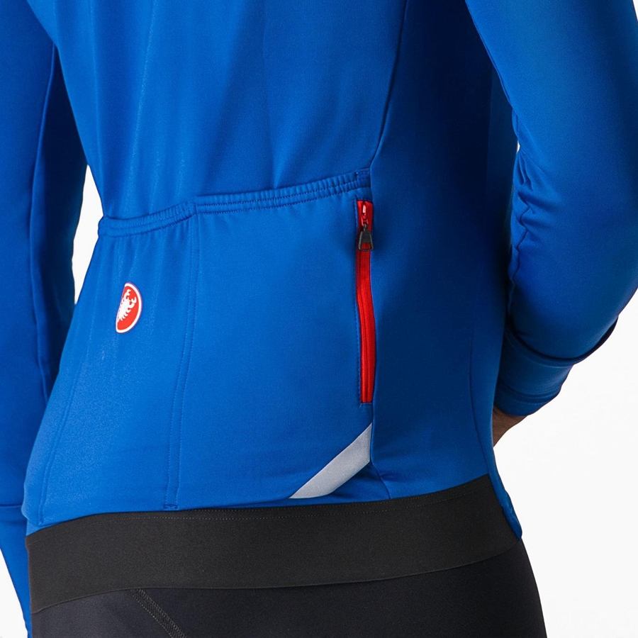 Maglia Castelli FLY LS Uomo Blu | 98306JVDK