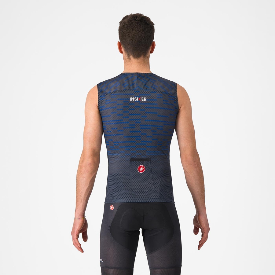 Maglia Castelli INSIDER SLEEVELESS Uomo Blu | 79510MFYE