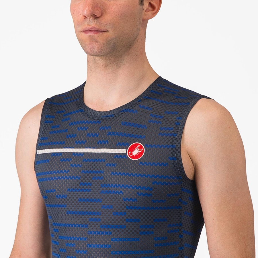 Maglia Castelli INSIDER SLEEVELESS Uomo Blu | 79510MFYE