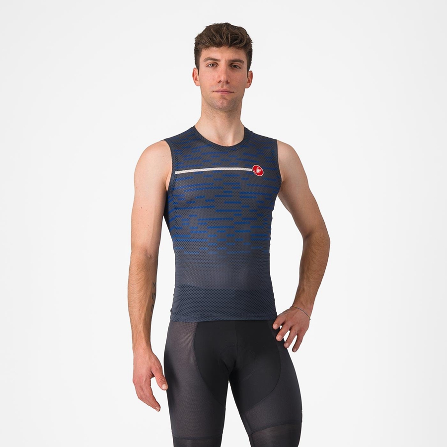 Maglia Castelli INSIDER SLEEVELESS Uomo Blu | 79510MFYE