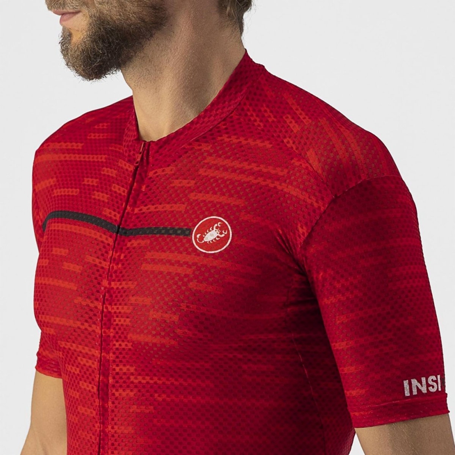 Maglia Castelli INSIDER Uomo Rosse Scuro | 03679FSPV