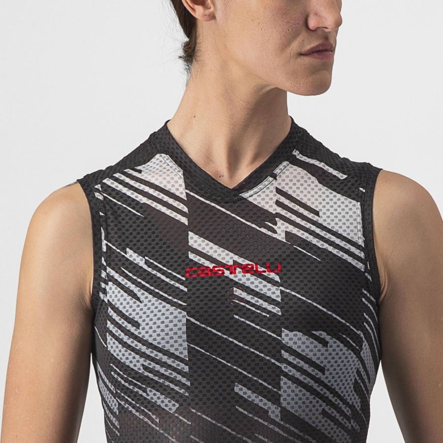 Maglia Castelli INSIDER W SLEEVELESS Donna Nere | 48739CAKS