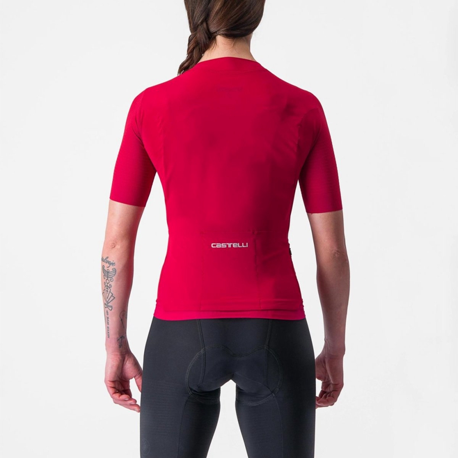 Maglia Castelli PREMIO W Donna Rosse | 73524AJIU