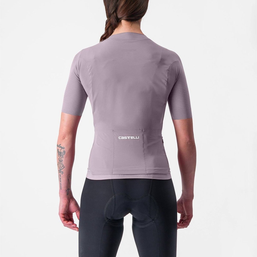 Maglia Castelli PREMIO W Donna Viola Bianche | 68012XSEN