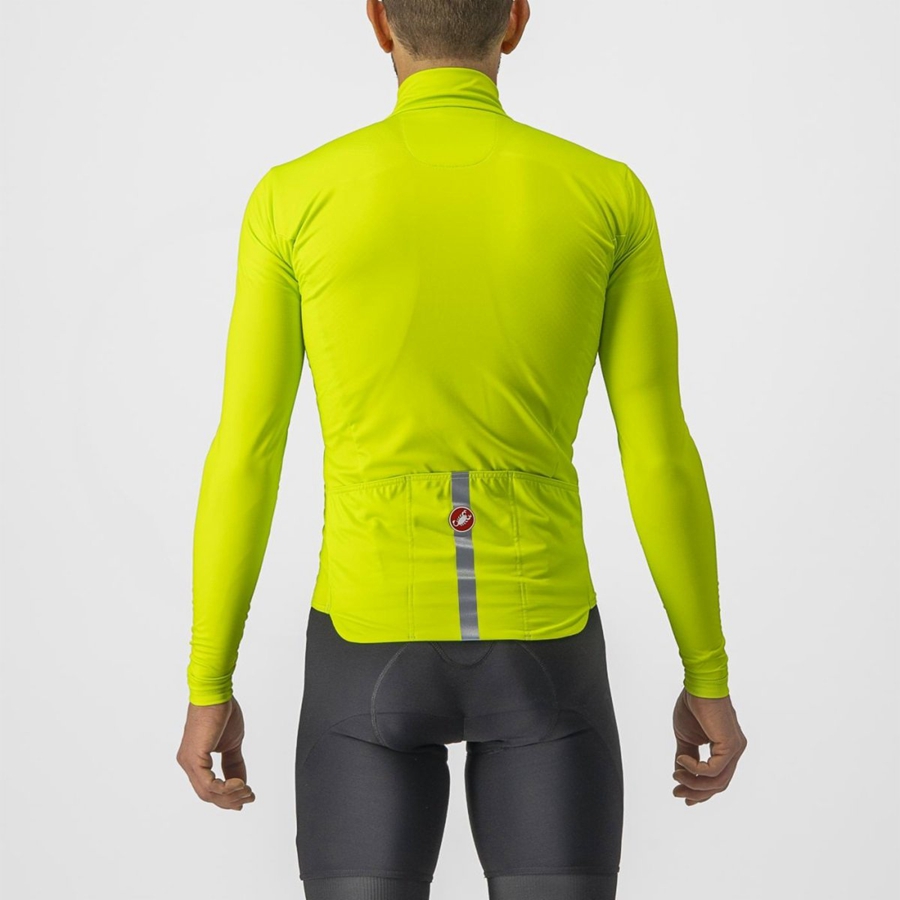 Maglia Castelli PRO THERMAL MID LS Uomo Verdi Chiaro | 93518WQCO