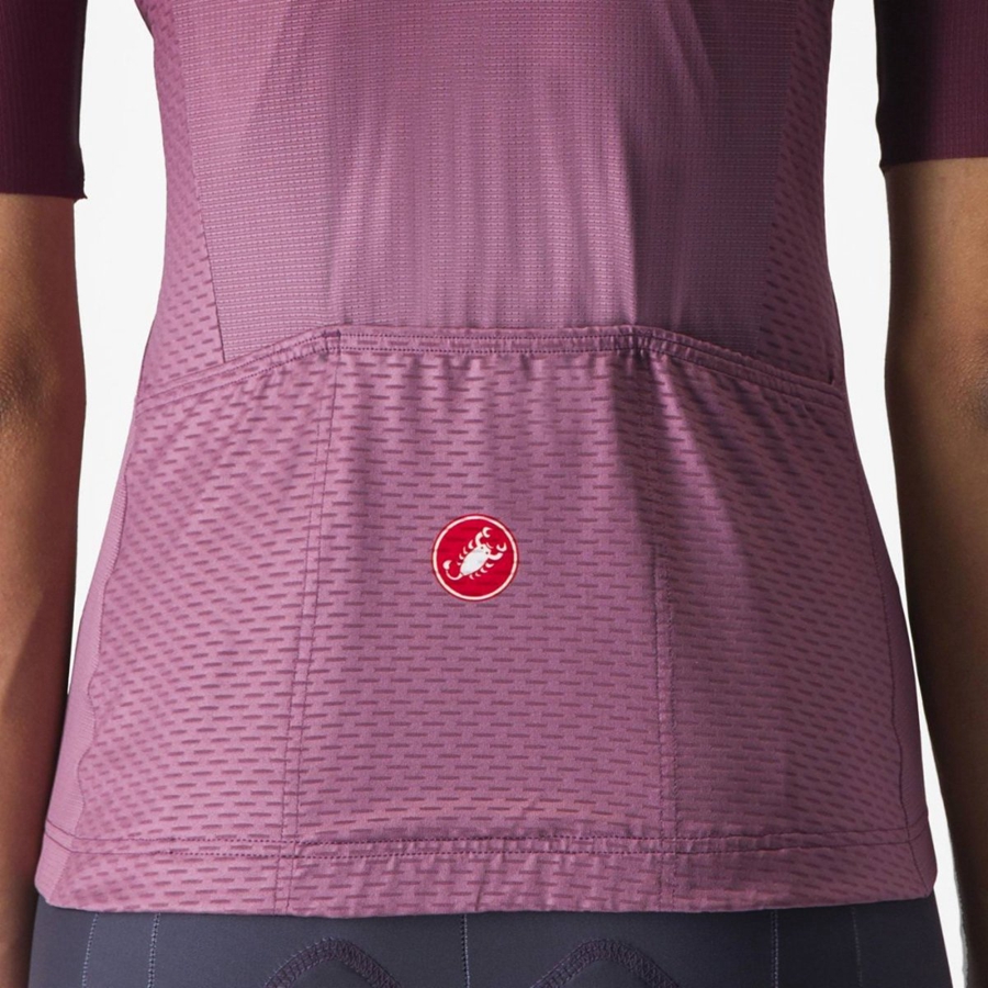 Maglia Castelli SALITA Donna Bordeaux Profondo Viola Profondo | 95140BREN