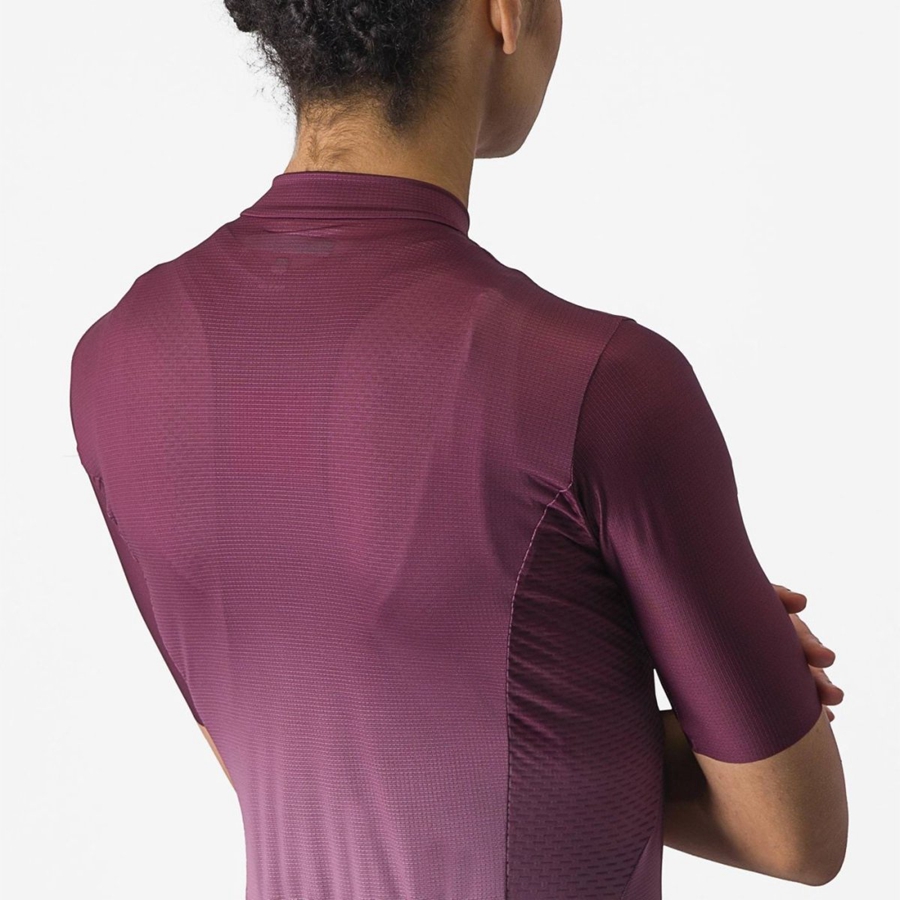 Maglia Castelli SALITA Donna Bordeaux Profondo Viola Profondo | 95140BREN