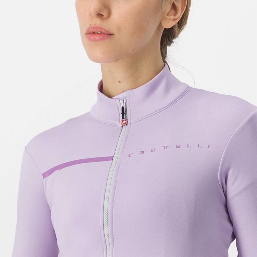 Maglia Castelli SINERGIA 2 FZ Donna Viola Viola | 12973RZKF