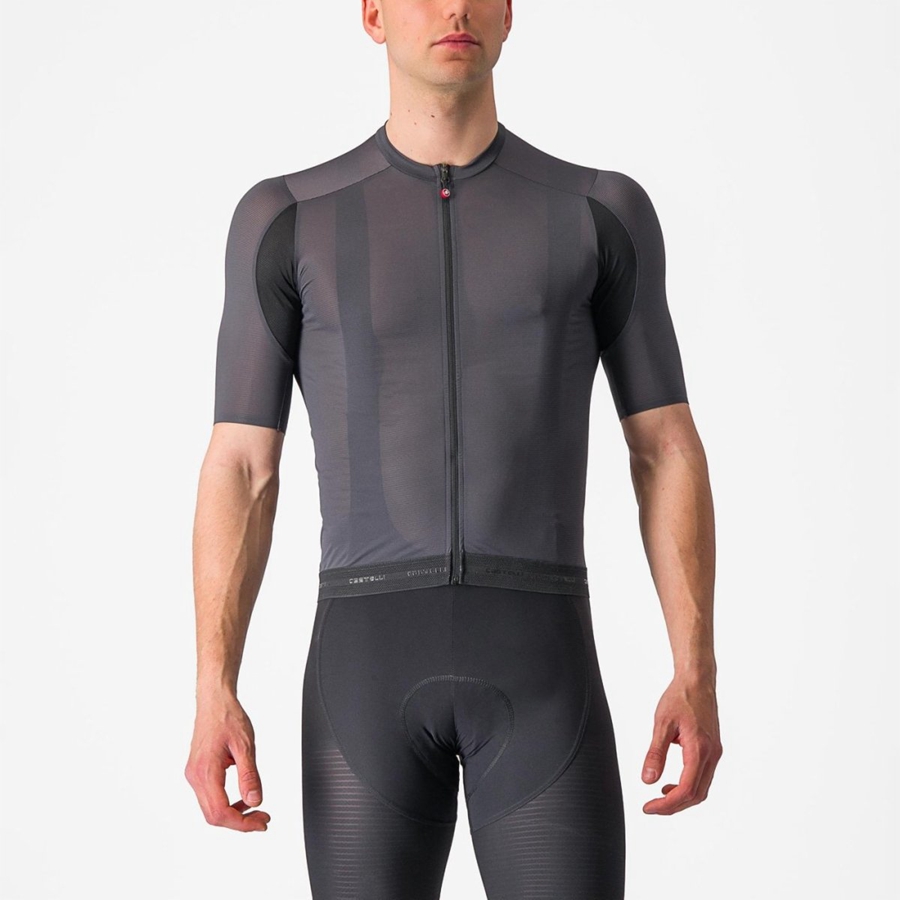 Maglia Castelli SUPERLEGGERA 3 Uomo Grigie Scuro | 30927ICQO