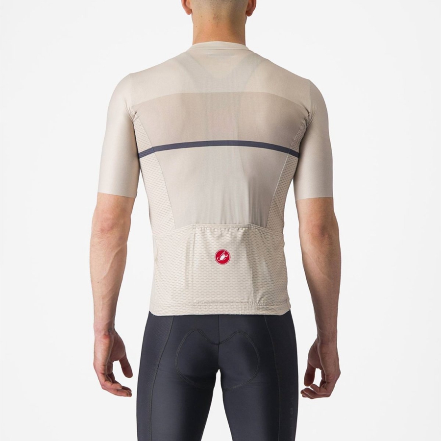 Maglia Castelli TRADIZIONE Uomo Argento Blu | 12367AKHP