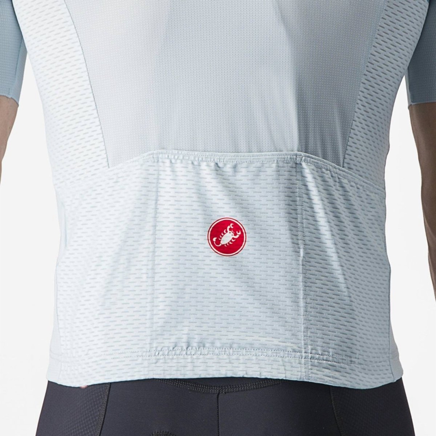 Maglia Castelli TRADIZIONE Uomo Blu Blu Grigie | 92180WAHG