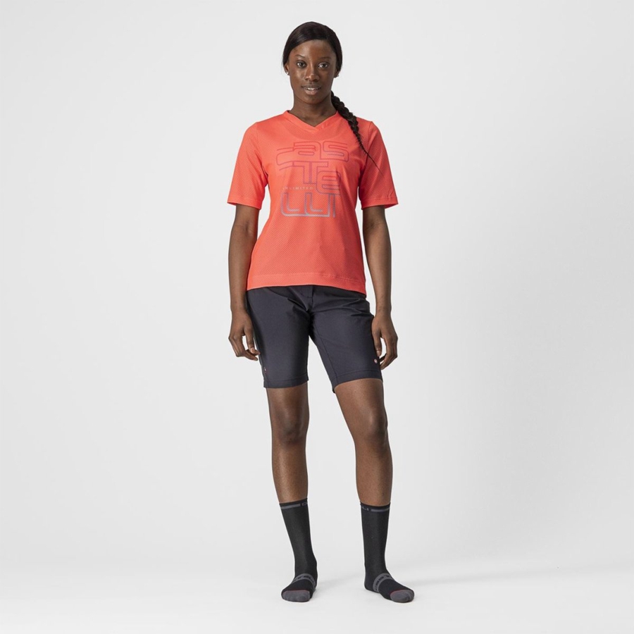 Maglia Castelli TRAIL TECH W TEE Donna Corallo | 10743YMHE