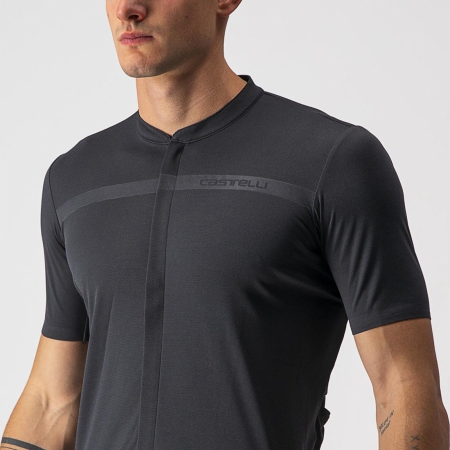 Maglia Castelli UNLIMITED ALLROAD Uomo Grigie Scuro | 45302WBPD