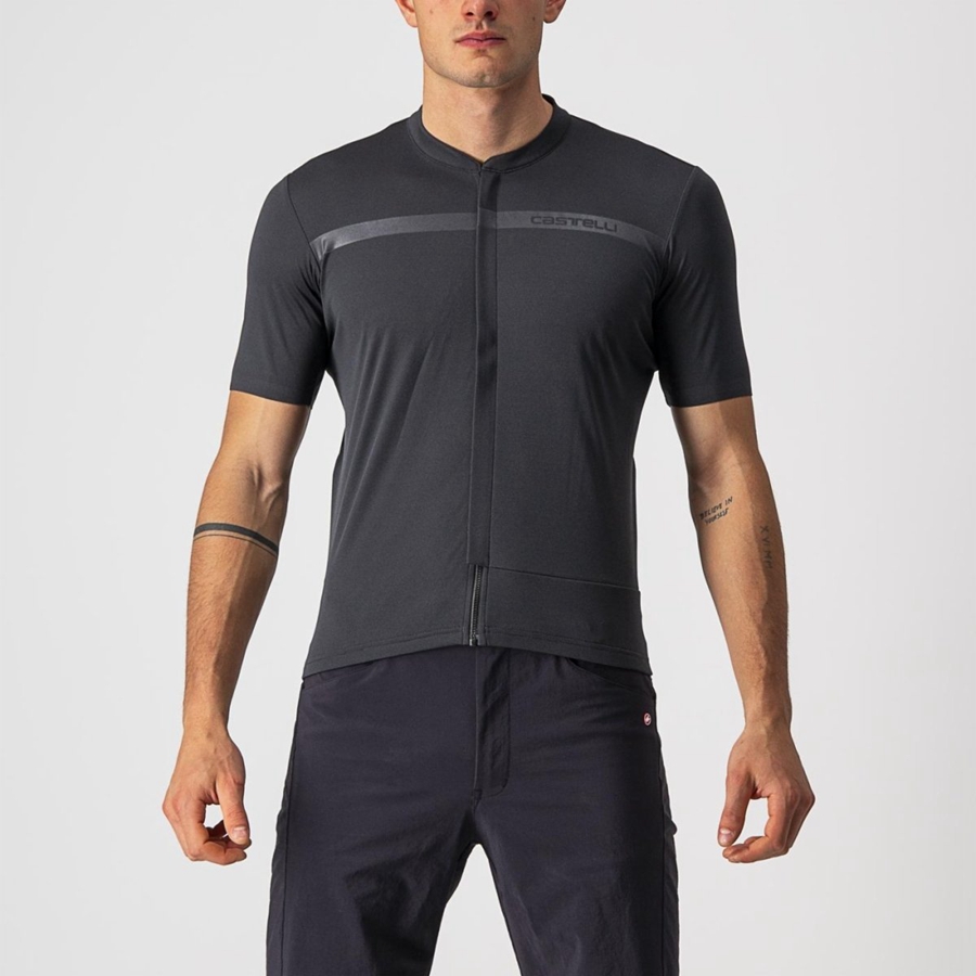 Maglia Castelli UNLIMITED ALLROAD Uomo Grigie Scuro | 45302WBPD