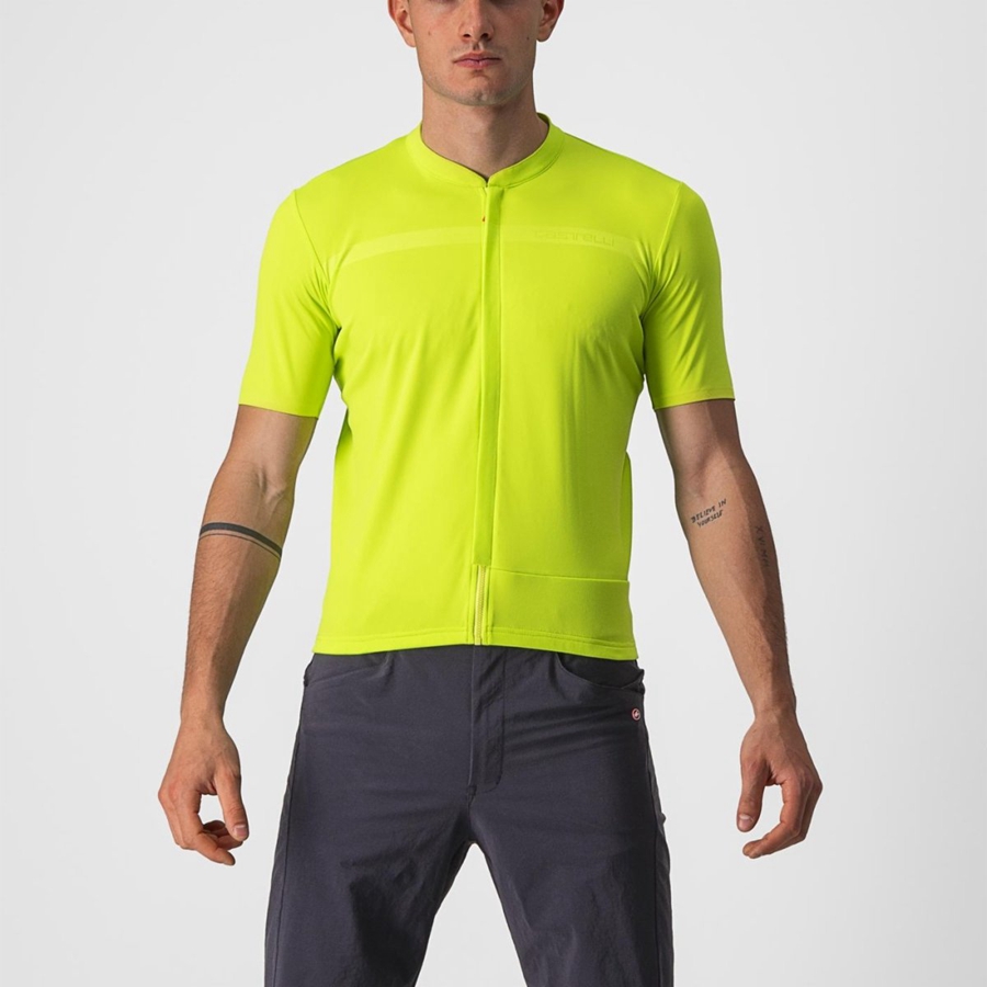 Maglia Castelli UNLIMITED ALLROAD Uomo Verdi Chiaro | 17204YGUN