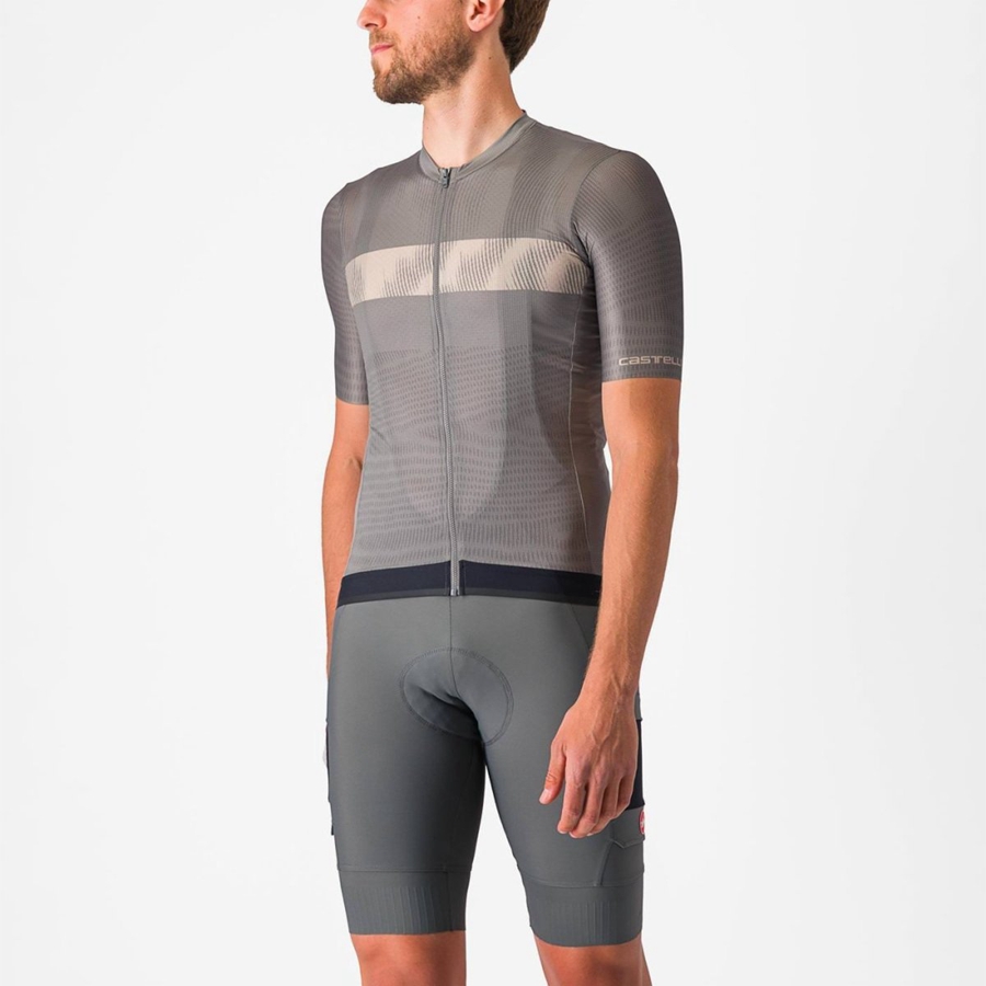 Maglia Castelli UNLIMITED ENDURANCE Uomo Grigie | 86125ZFHQ