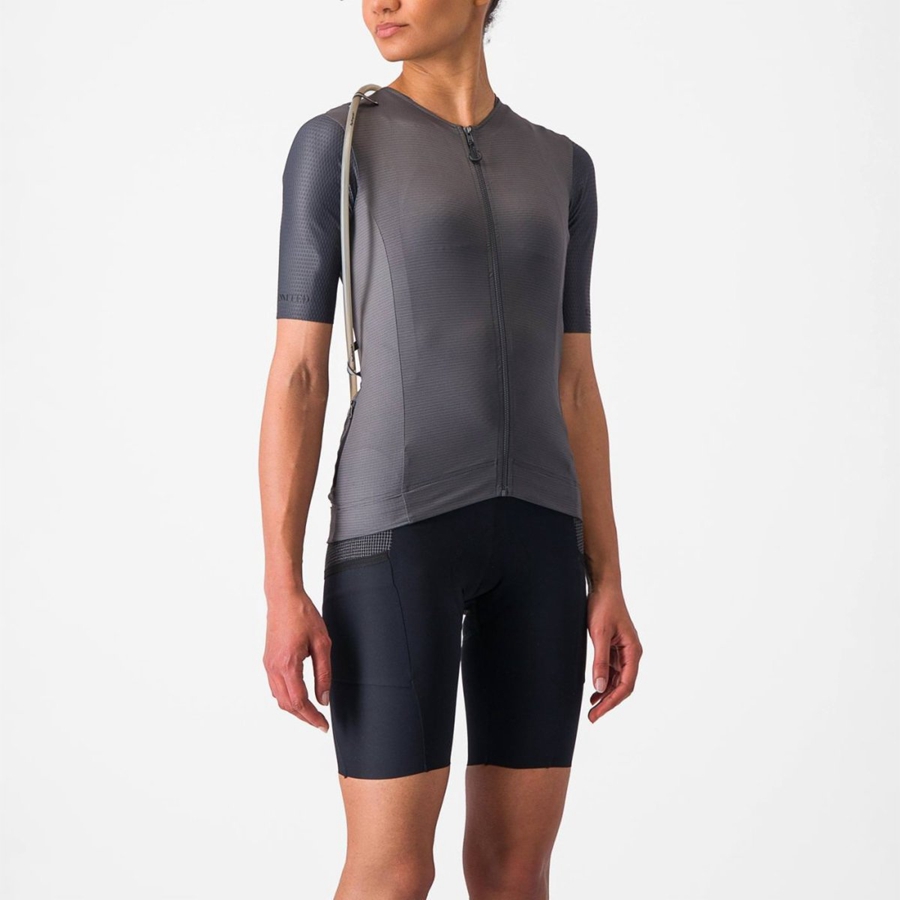 Maglia Castelli UNLIMITED PRO W Donna Grigie Scuro | 82165WCOP