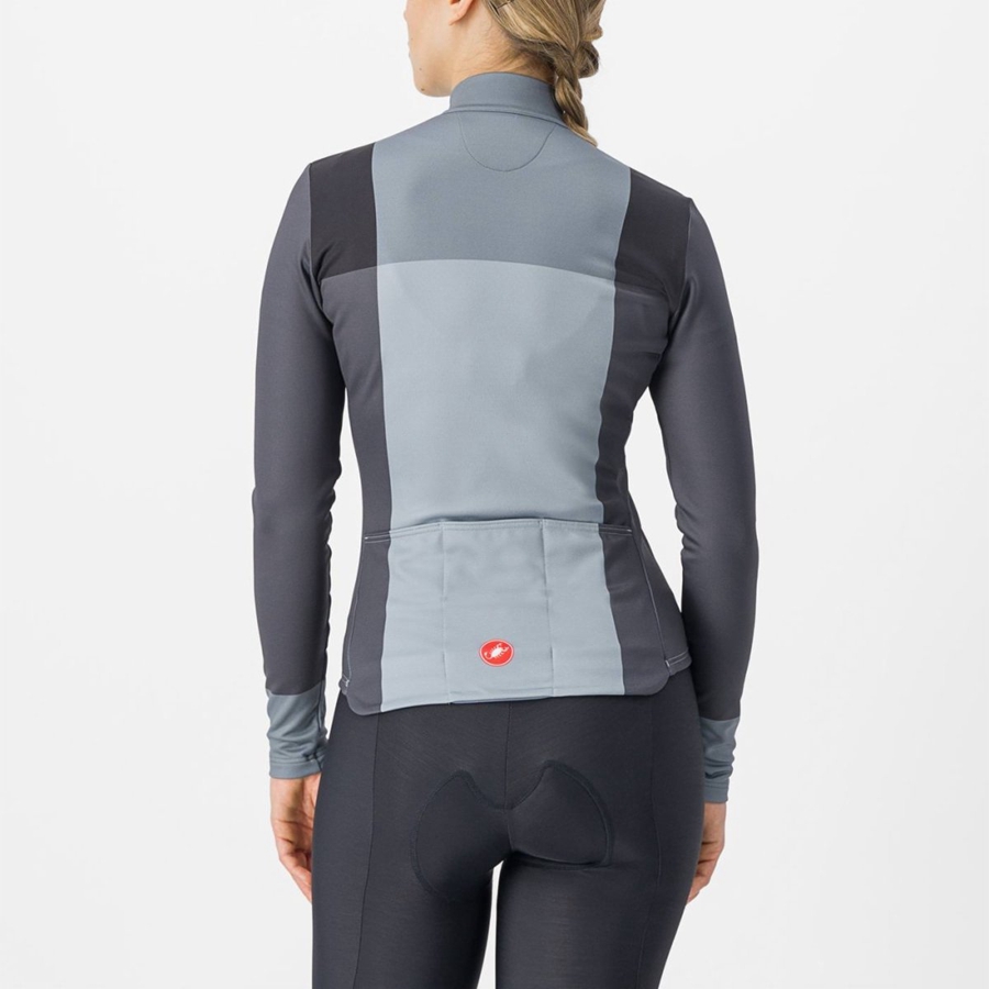 Maglia Castelli UNLIMITED W THERMAL Donna Nere Grigie | 35284WLXI