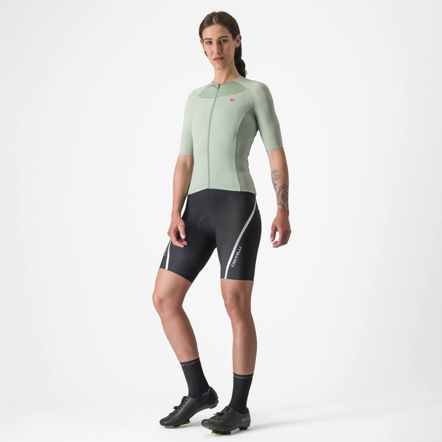 Maglia Castelli VELOCISSIMA 2 Donna Verdi Blu | 24167JDEU