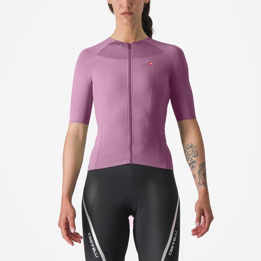 Maglia Castelli VELOCISSIMA 2 Donna Viola Profondo Nere | 36015SVAX