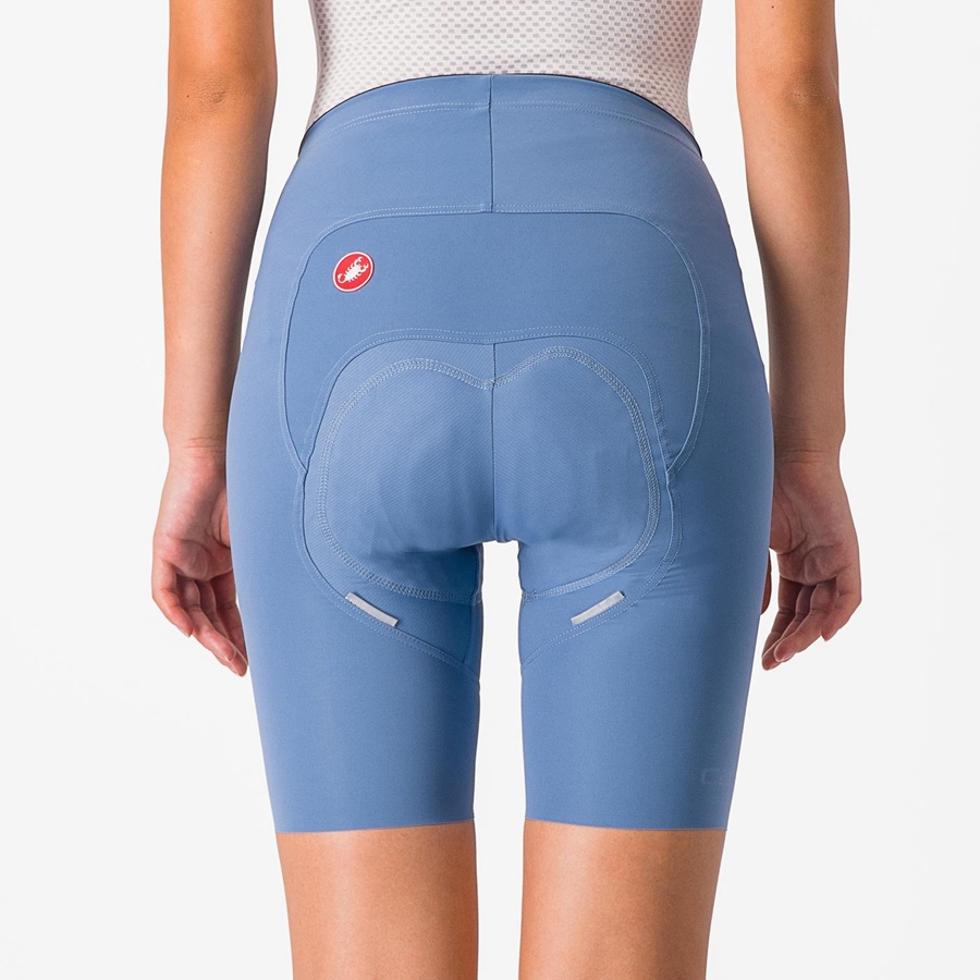 Pantaloncini Castelli FREE AERO RC W Donna Grigie Blu | 20631HDRI