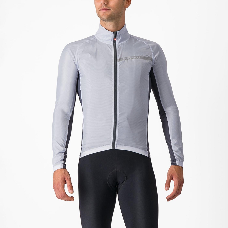 Protezione Castelli SQUADRA STRETCH Uomo Argento Grigie Grigie Scuro | 60728JRAB